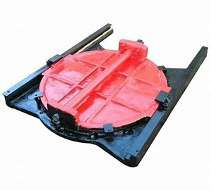 型(xing)暗杆式(shi)鑄鐵鑲(xiang)銅圓閘(zha)門